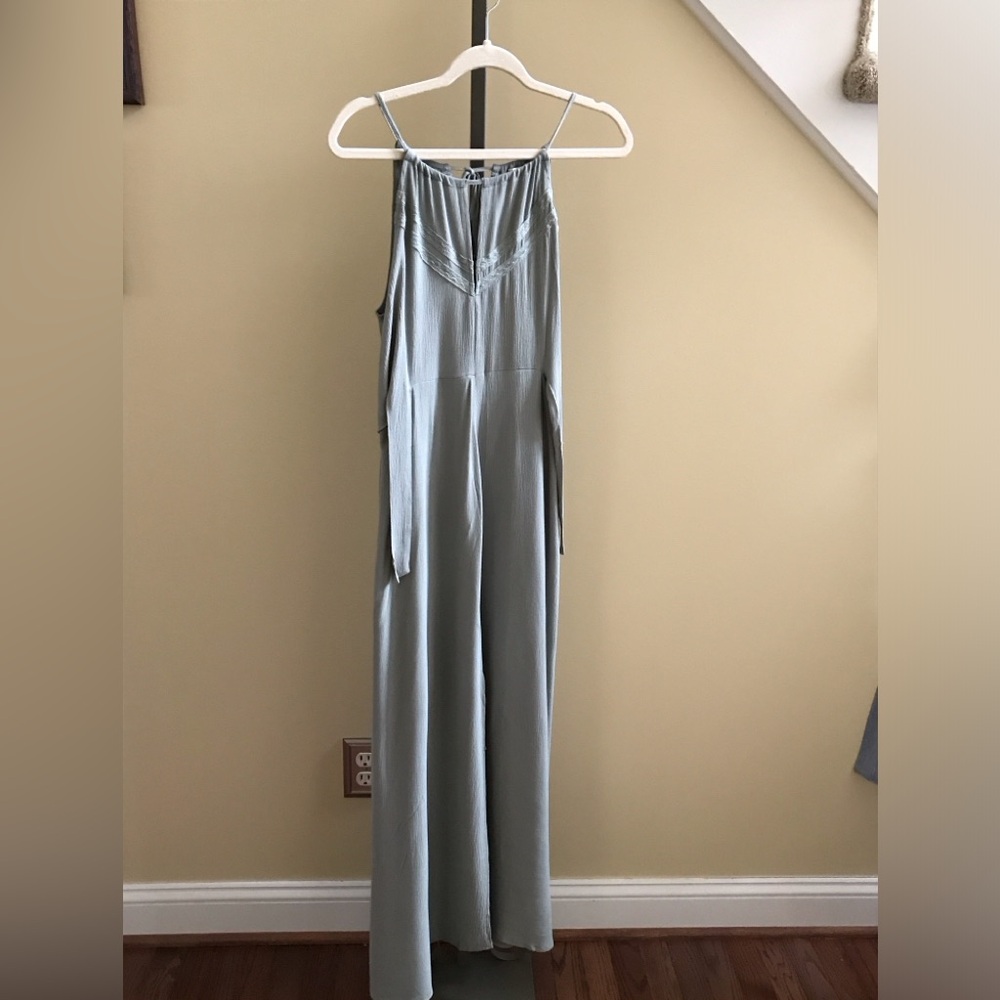 Hem & Thread Light Green Maxi Dress